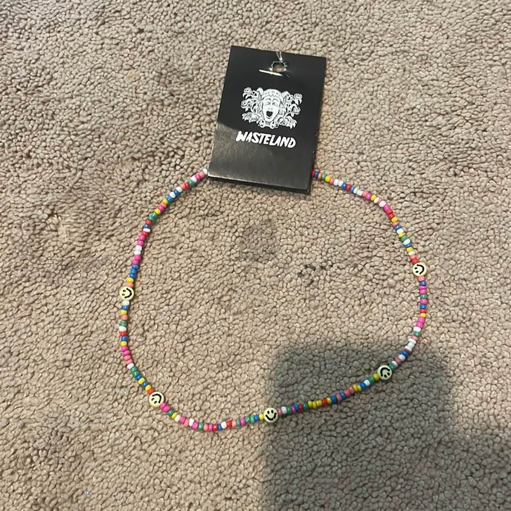 Rainbow Charm Choker